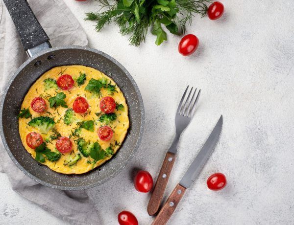 omelette caprese