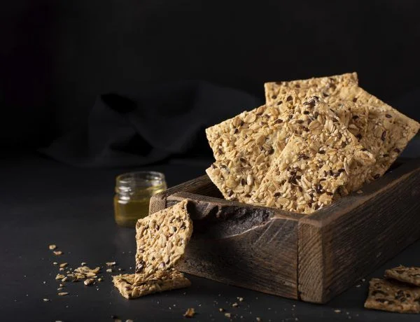 Galletas saladas de semillas keto