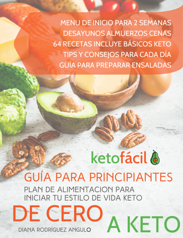 de cero a keto: plan de alimentación