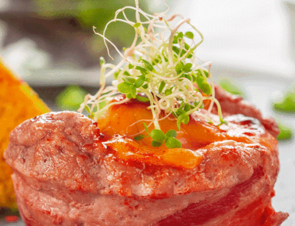 Medallones de cerdo festivos