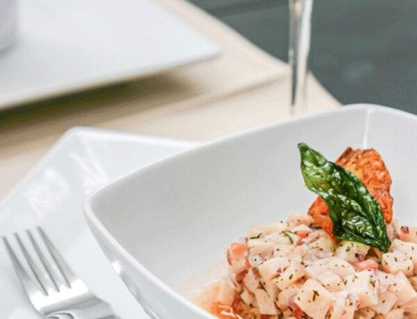 ceviche de mero y trucha