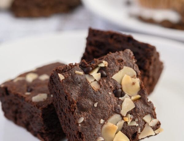 brownies keto con nueces